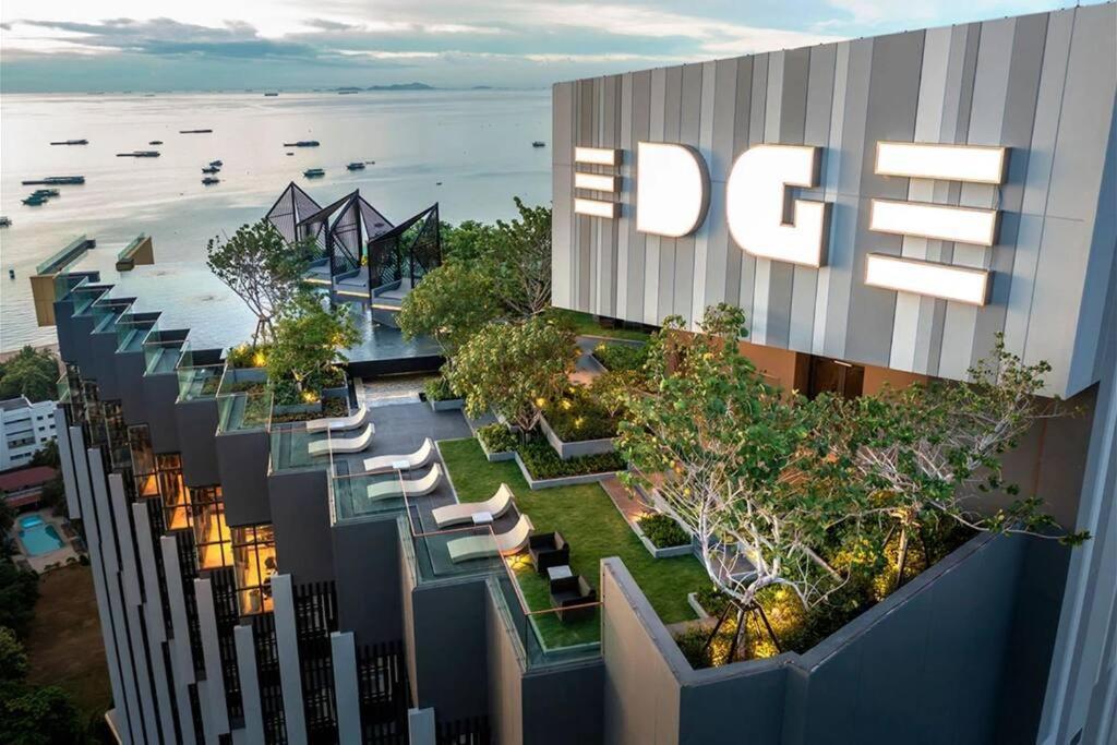 Downtown Chic Condo Rooftop Pool #En797 Pattaya Exterior foto